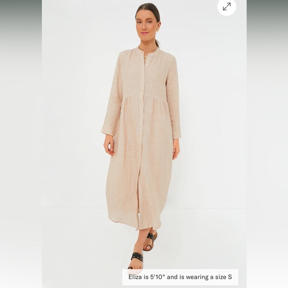 NWOT Tuckernuck Flax Lydell Maxi Dress - Picture 1 of 5